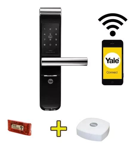 Kit Fechadura Digital Ymf 30 Yale Hub Yaleconnect Wifi App Frete grátis