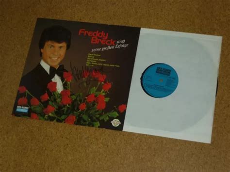 LP RECORD VINYL Freddy Breck singt seine großen Erfolge Autogramm