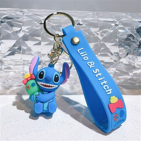 2023 Disney Cartoon Lilo Stitch Pendant Keyring New Free Shipping ...