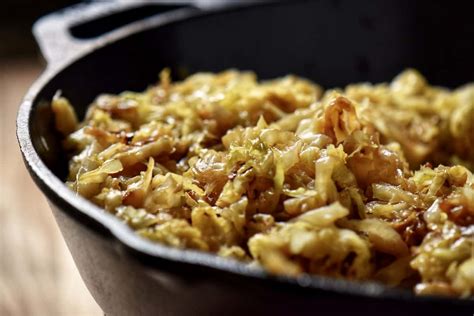 Easy Caramelized Cabbage And Onions Recipe She Loves Biscotti