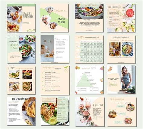 Nutrition Instagram Post Templates Canva Nutrition Coaching Instagram