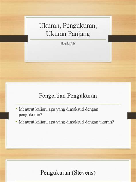 ukuran pengukuran ukuran panjang luas  volumen