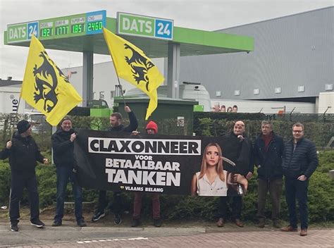 Vlaams Belang Voert Actie In Halle Tegen Hoge Brandstofprijzen Persinfo