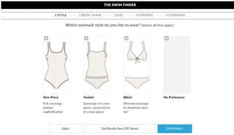 Lands End Swimsuit Finder Works