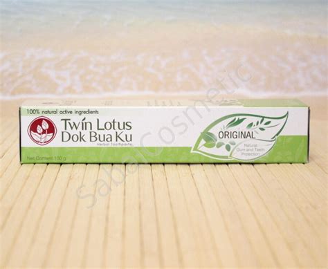 Twin Lotus Dok Bua Ku Herbal Toothpaste G