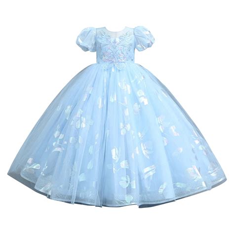 Coerni Girls Pretty Bubble Sleeve Prom Gowns Pageant Evening Gown