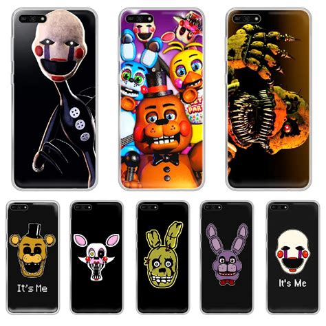 Fnaf Coque De T L Phone De Jeu Freddy Tui Transparent En Silicone