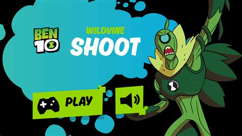 🕹️ Play Ben 10 Wildvine Shoot Game Free Online Ben 10 Idle Cartoon