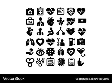 Versatile health icons for medical presentations Vector Image