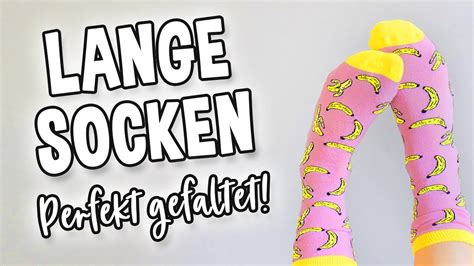 Lange Socken Perfekt Falten Und Zusammenlegen Quick Tipp Thajo