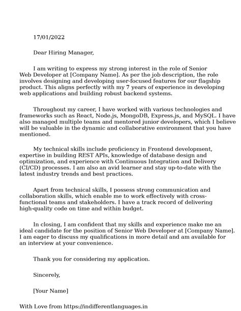 3 Examples of Message To Hiring Manager