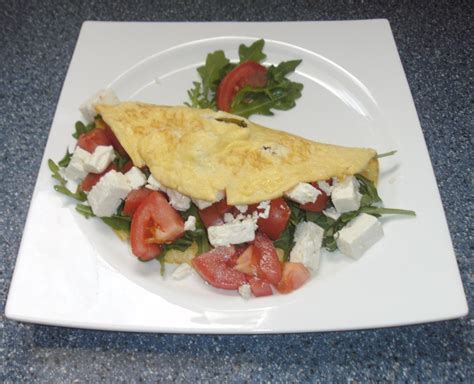 Omelett Mit Feta Tomate Und Rucola Rezept Mit Bild Kochbar De