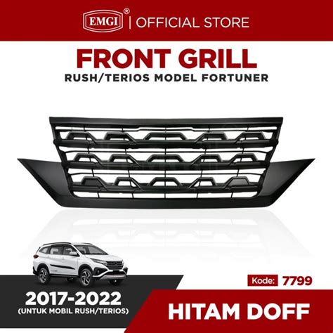 Jual Front Grill Emgi Grill Depan All New Rush Terios Model Fortuner