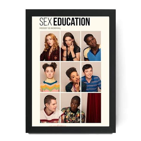 Quadro Decorativo Série Sex Education Tamanho 45x33cm Elo7