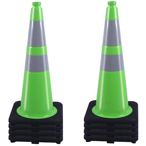 Mua 8Pack 28 Inch Traffic Cones Green Safety Cones With 6 Inch