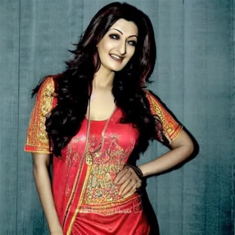 Indian Actress Sonali Bendre Posing For Playboy Stable Diffusion