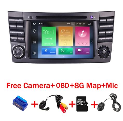 4G 32G Android 9 0 Car Radio Multimedia Player For Mercedes Benz E