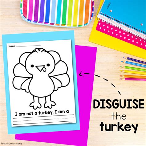 Disguise A Turkey Free Template | Fanny Printable