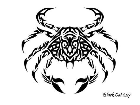 Cancer Tribal Tattoo By Black Cat 247 On Deviantart