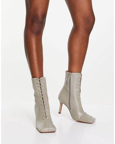 Green Asos Boots For Women Lyst