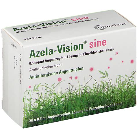 Azela Vision Sine 0 5 Mg Ml Augentropfen 20X0 3 Ml Shop Apotheke