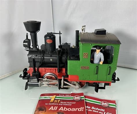 Lgb Lehmann G Scale Steam Locomotive Green Black W