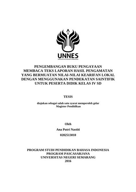 Pdf Pengembangan Buku Pengayaan Membaca Teks Laporan Lib Unnes Ac Id