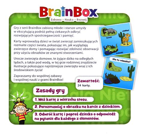 Brainbox Poznaj Domy Zwierz T Sklep Gryplanszowe Pl Gry Dla