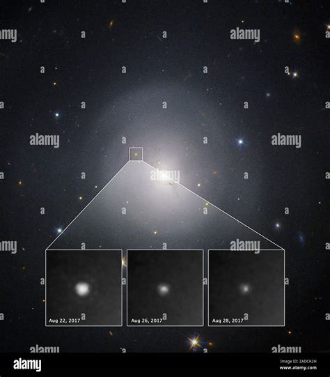 Composite Hubble Space Telescope Images Of A Gamma Ray Burst From Two