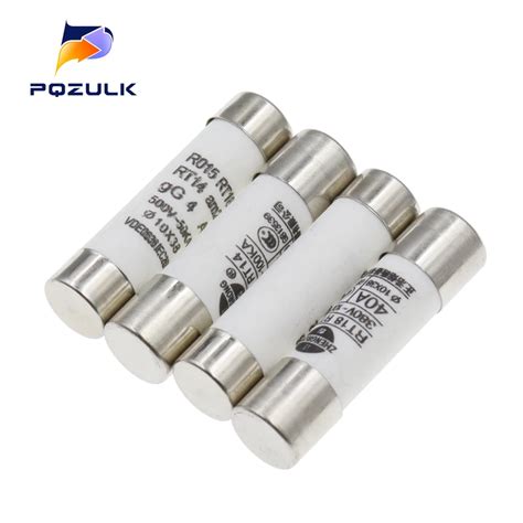 5PCS Fast Blow Ceramic Fuse 10X38MM Fuse 380V 500V 1A 2A 3A 4A 5A 6A 8A Png