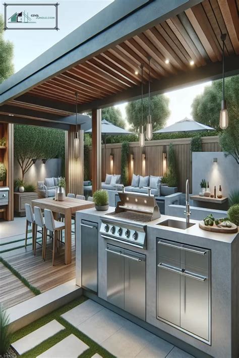Contemporary Outdoor Kitchen Design Ideas