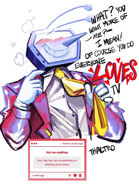 tenna deltarune  thaltro  tumblr