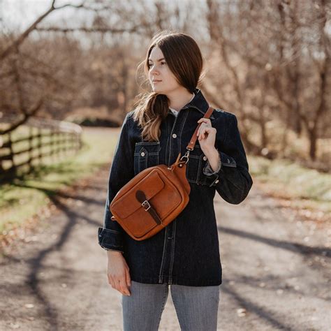 Handmade Leather Sling Bag - Vagabond Sling Pack USA Made – The Local