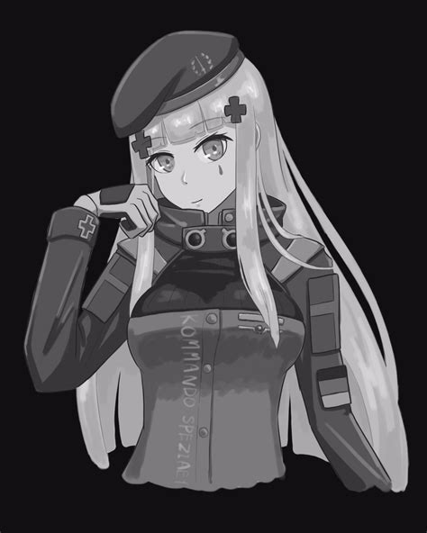 Hk416少女前線ドルフロ 「416 ドールズフロントライン 少女前线 」ばけねこのイラスト