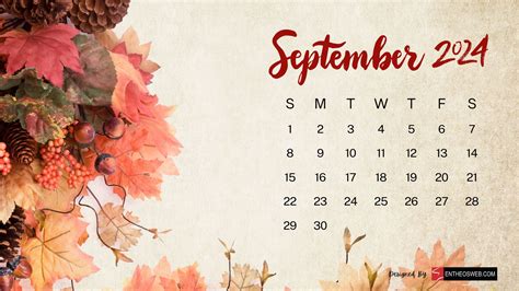 September Calendar 2024 Wallpaper | Printable Calendar 2024