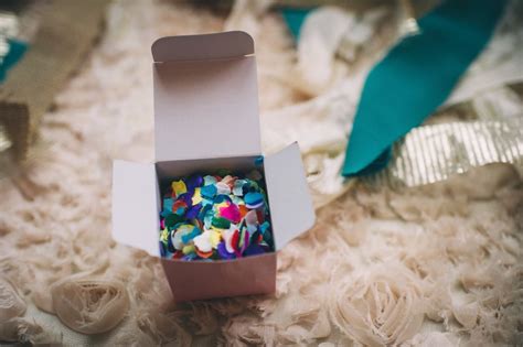 Confetti Boxes Easy Diy Wedding Favors Popsugar Smart Living Photo