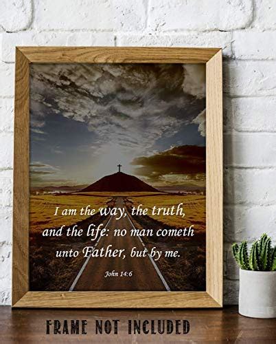 Buy I Am The Way Mountain John Bible Verse Wall Art X