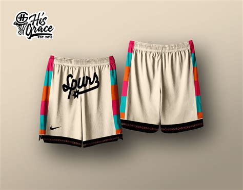 SPURS CREAM VERSION HISGRACE JERSEY FULL SUBLIMATION BASKETBALL JERSEY