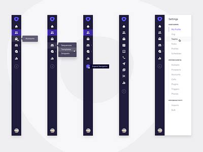 Slim Navigation Bar by Brent Gariano for Outreach on Dribbble