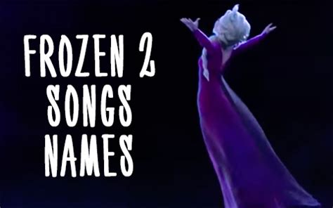 Frozen 2 Songs Lyrics