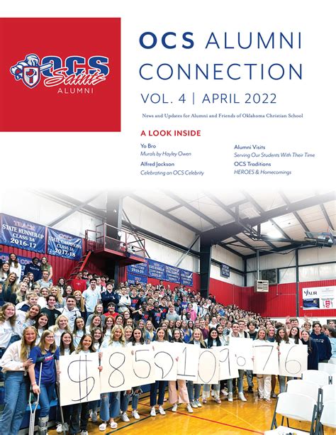 Oklahoma Christian School - OCS Alumni Newsletter - April 2022 - Page 1