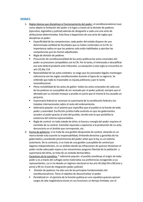 Poderes desarrollo d unidades Unidad 1 1 Reglas básicas que