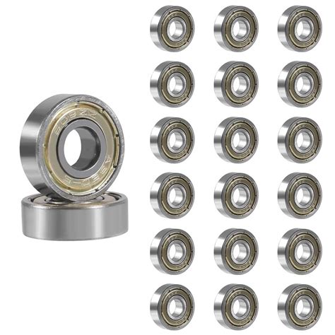 Pcs Zz Ball Bearing Double Shielded Z Mm X Mm X Mm