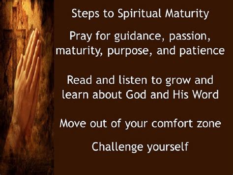 Steps To Spiritual Maturity Study Guide