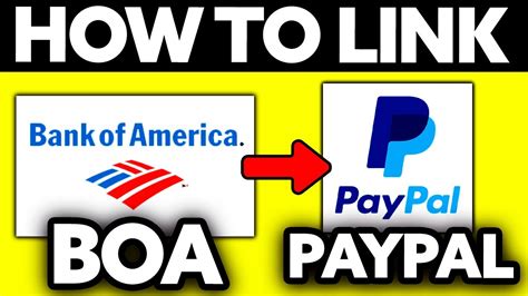 How To Link Bank Of America To Paypal 2024 Youtube