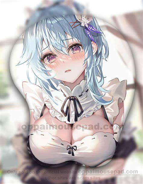 Eula Genshin Impact Boob Mouse Pad Oppai Mousepad