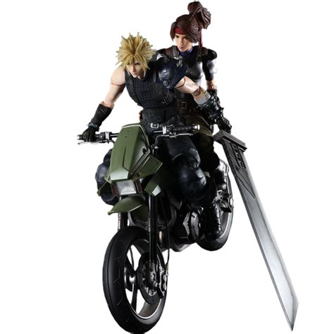 Final Fantasy VII - Jessie, Cloud & Motorcycle - Play Arts Kai - 10 ...