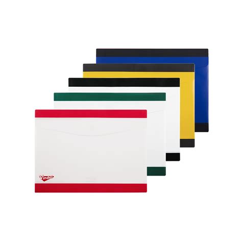 Document Wallet With Velcro Closure Printed Pp A Foolscap Document