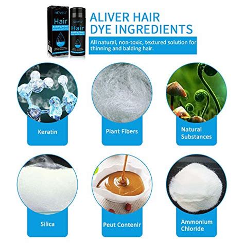 Reviews For ALIVER Hair Building Fibers 2 In 1 Kit Set Hair Fibers For