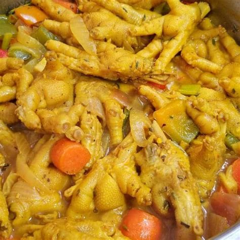 Jamaican Curry Chicken Feet Recipe